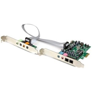 StarTech.com PEXSOUND7CH, 7.1 Kanäle, Intern, 24 Bit, 92 dB, PCI-E x1