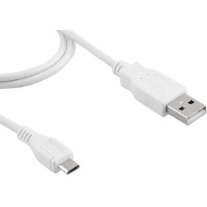Hamlet Cavo Dati e Alimentazione USB 2.0 da USB Tipo A Maschio a Micro USB Tipo B Maschio. Lunghezza cavo 30 Cm, Doppio Is