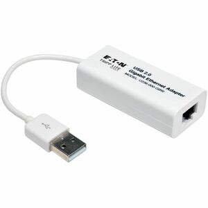 Carte Gigabit Ethernet pour Ordinateur - Tripp Lite by Eaton U236-000-GBW - 10/100/1000Base-T - Bureau - USB 2.0 - 1 Port(
