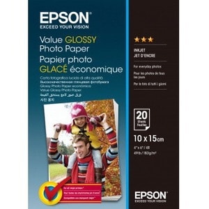 Epson Value Photo Paper - 100 mm x 150 mm - Glossy - 20 Sheet