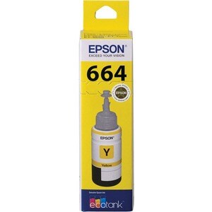 Epson T664 - EcoTank - Yellow Ink Bottle - Inkjet - Yellow - 6500 Pages