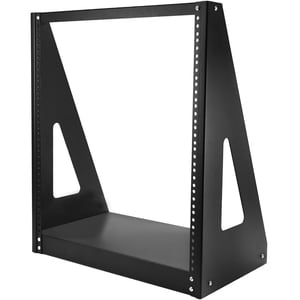 StarTech.com 2-Post 12U Heavy-Duty Desktop Server Rack, Small Open Frame 19in Network Rack for Home/Office IT Equipment, T