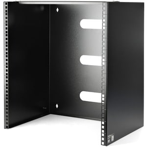 StarTech.com 12U Wall Mount Rack, 14in Deep, 19 inch Wall Mount Network Rack, Wall Mounting Patch Panel Bracket for Switch