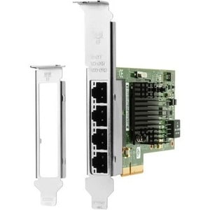 Carte Gigabit Ethernet - HP I350-T4 - 10/100/1000Base-T - Carte Enfichable - PCI Express 2.1 x4 - 4 Port(s) - 4 - Paire to