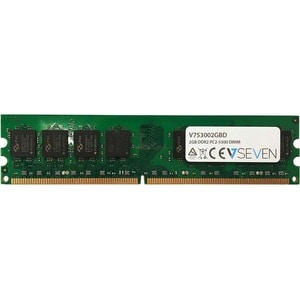 Modulo Memoria V7 V753002GBD per Desktop PC - 2 GB - DDR2-667/PC2-5300 DDR2 SDRAM - 667 MHz Due rank Memoria - CL5 - 1,80 