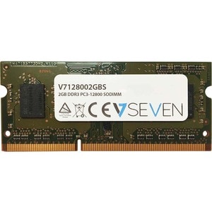 Modulo Memoria V7 V7128002GBS - 2 GB - DDR3-1600/PC3-12800 DDR3 SDRAM - 1600 MHz Rango singolo Memoria - CL11 - 1,50 V - N