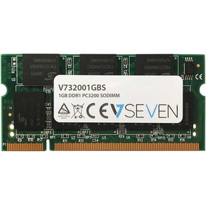 Modulo Memoria V7 V732001GBS per Computer portatile - 1 GB - DDR-400/PC-3200 DDR SDRAM - 400 MHz Due rank Memoria - CL3 - 