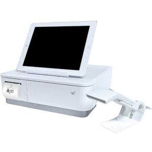Star Micronics mPOP BCR-POP1 WHT Handheld Barcode Scanner - Cable Connectivity - White - 100 scan/s - 70 mm Scan Distance 