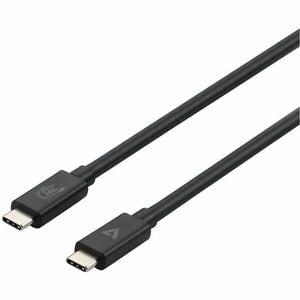 V7 V7UCC-2M-BLK-1E 2.01 m USB-C Data Transfer Cable - Cable for USB Device, PC, MAC, Mobile Device - First End: 1 x USB 3.