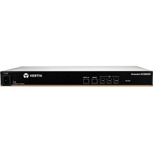 Vertiv Avocent 8-Port ACS8000 Console System with single AC Power Supply - 8 x RJ45 Serial Ports|Single AC Power Supply, D