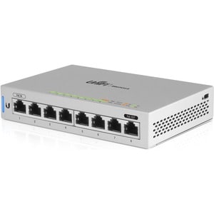 Ubiquiti UniFi US-8 Ethernet Switch - 8 Ports - Manageable - Gigabit Ethernet - 10/100/1000Base-T - Twisted Pair - Desktop