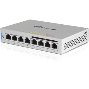 Ubiquiti UniFi US-8-60W Ethernet Switch - 8 Ports - Manageable - Gigabit Ethernet - 10/100/1000Base-T - Twisted Pair - Des