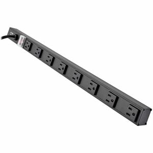 Eaton Tripp Lite Series 8-Outlet Vertical Power Strip, 120V, 15A, NEMA 5-15P, 15 ft. (4.57 m) Cord, 24 in., Black Housing 