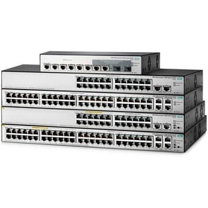 HPE OfficeConnect 1850 24G 2XGT PoE+ 185W Switch - 26 Ports - Manageable - 2 Layer Supported - Twisted Pair - 1U - Rack-mo