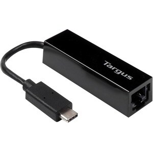 Targus Gigabit Ethernet Card for Notebook, Tablet - 10/100/1000Base-T - Desktop - USB Type C - 1 Port(s) - 1 - Twisted Pair