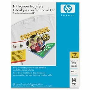 HP Iron-on Transfer - 91 Brightness - A4 - 210 mm x 297 mm