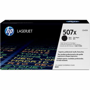 HP 507X Original Alto Yield Laser Cartucho de toner - Preto - 1 Cada - Laser - 1 Cada