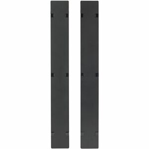 APC by Schneider Electric AR7586 Cable Organizer - Black - 2 Each Pack - TAA Compliant - Cover - 45U Rack Height