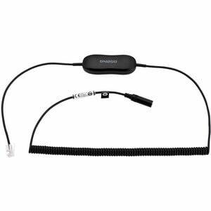 Jabra 2 m Mini-phone/RJ-9 Audio Cable for Phone, Headset - 1 - First End: 1 x RJ-9 Phone - Second End: 1 x Mini-phone Audio