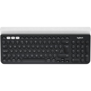 Logitech K780 Multi-Device Wireless Keyboard - Wireless Connectivity - Bluetooth/RF - 33 ft - 2.40 GHz - USB Interface - 9