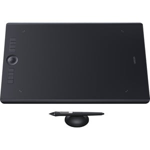 Wacom Intuos Pro Pen Tablet Large - Graphics Tablet - 12.24" (311 mm) x 8.50" (216 mm) - 5080 lpi - Touchscreen - Multi-to