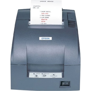 Epson TM-U220B Dot Matrix Printer - Monochrome - Receipt Print - Serial - Dark Grey - 6 lps Mono - 58 mm, 70 mm, 77 mm Wid