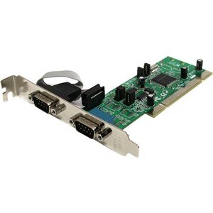 StarTech.com Serieller Adapter - Doppelprofil Plug-in-Karte - 1 - Universal PCI - PC - 2 x Anzahl externe serielle Ports