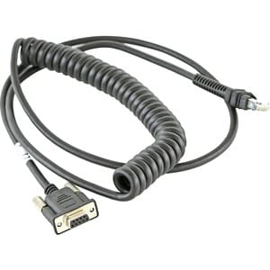 Zebra 2,74 m Seriell Datentransferkabel - DB-9 Buchse Seriell