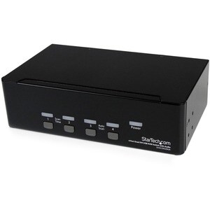 StarTech.com SV431DD2DUA KVM-Switchbox - TAA-konform - 4 Computer - 1 Lokaler Benutzer(n) - QXGA - 2048 x 1536 - 8 x USB -