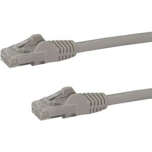 StarTech.com 1m CAT6 Ethernet Cable - Grey Snagless Gigabit - 100W PoE UTP 650MHz Category 6 Patch Cord UL Certified Wirin