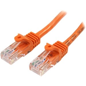 StarTech.com 1 m Orange Cat5e Snagless RJ45 UTP Patch Cable - 1m Patch Cord - 1 m Category 5e Network Cable for Network De