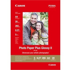 Canon Tintenstrahl Fotopapier - Weiß - 92 Helligkeit - DIN DIN A4 - 127 mm x 127 mm - 265 g/m² Grammage - Hochglanz - 1