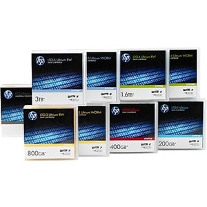 HPE Data Cartridge LTO-7 - WORM - 6.25 TB (Native) / 15 TB (Compressed) - 846 m Tape Length - 315 MB/s Native Data Transfe