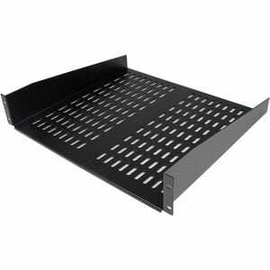 StarTech.com 2U Rackmount Rack-Regal für Server, LAN-Schalter, Patchfeld, A/V-Geräte - 482,60 mm Rack Width - Schwarz - St