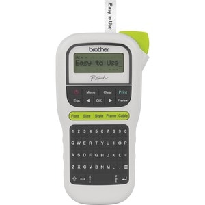 P-touch PT-H110 Easy, Portable Label Maker - Thermal Transfer - 20 mm/s Mono - 3 Fonts - 180 dpi - Tape, Label3.50 mm, 6 m