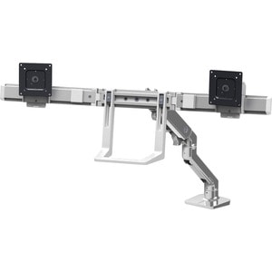 HX Desk Dual Monitor Arm (Polished Aluminum)