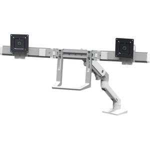 Ergotron Mounting Arm for Monitor, TV - White - Height Adjustable - 2 Display(s) Supported - 81.3 cm (32") Screen Support 