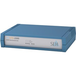 SEH myUTN-2500 Device Server - Verdrilltes - 1 x Netzwerk (RJ-45) - 3 x USB - 10/100/1000Base-T - Gigabit-Ethernet