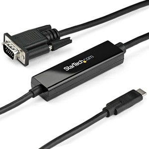 StarTech.com 1 m USB/VGA Videokabel - 1 - Cable for Projektor, Monitor, Workstation, Videogerät, Chromebook, MacBook, TV, 