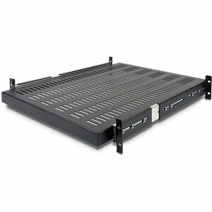 StarTech.com 2U Rack-Regal - 482,60 mm Rack Width - Schwarz - TAA-konform - Kalt gewalzter Stahl - 22,68 kg Maximale Gewic