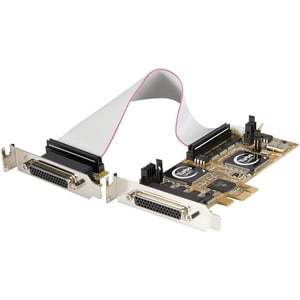 StarTech.com 8 Port PCI Express Low Profile Serial Adapter Card - PCI Express - 8 x DB-9 RS-232 - Serial, Via Cable - Plug