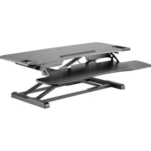 Amer Mounts Sit/Stand 37.4" Height Adjust Desk - EZRiser36 Height Adjustable Sit/Stand Desk Computer Riser, Dual Monitor C