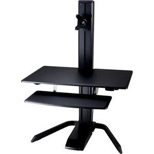 Amer Sit-Stand Integrated Desk Workstation - 33.07 lb Load Capacity - 40.4" Height x 28.3" Width x 27.2" Depth - Desktop -