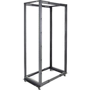 StarTech.com 42U Bodenstehend Offene Ausführung Rackrahmen für Server, LAN-Schalter, KVM-Schalter, Patchfeld, A/V-Geräte -