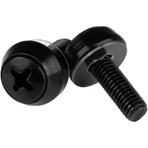 StarTech.com Schraube - TAA-konform - Montageschraube - 12 mm - Stahl - Schwarz - 50 / Paket