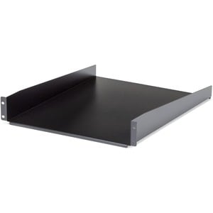 StarTech.com Universal CABSHELF22 2U Rack-Regal für LAN-Schalter, Patchfeld, Server, A/V-Geräte - 482,60 mm Rack Width - S
