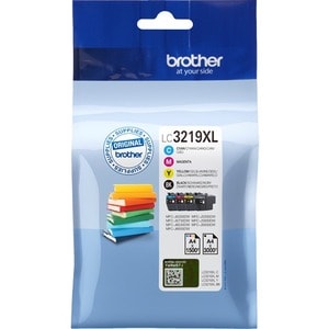 Brother LC3219XL Original Inkjet Ink Cartridge - Black, Cyan, Magenta, Yellow - 4 / Pack - 3000 Pages Black, 1500 Pages Cy