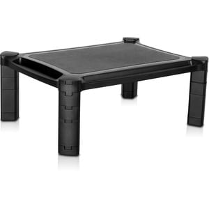 V7 DT1HARS-1E Height Adjustable Monitor Riser - 25.4 cm (10") to 81.3 cm (32") Screen Support - 9.07 kg Load Capacity - 16