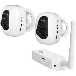 Edimax Smart Network Camera - Colour - 2 Pack - 3 m - MJPEG - 640 x 480 Fixed Lens - CMOS - Wall Mount