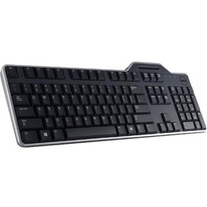 Dell KB813 Keyboard - Cable Connectivity - USB Interface - English (UK), Irish - QWERTY Layout - Black - Computer - PC